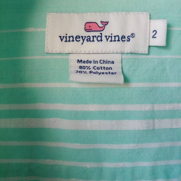 Vineyard Vines Button Down Collar Roll Tab Sleeve - Picture 8 of 8